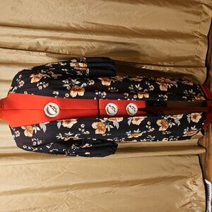 Another Reason Floral Kimono-Style Cardigan